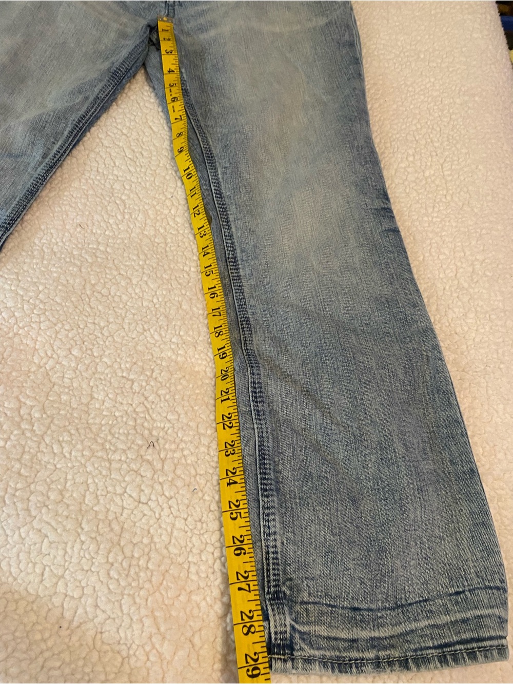 BKE Men's Washed Light Blue Straight Jeans
